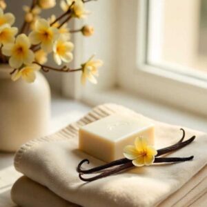 vanilla cashmere soap huckleberry hen