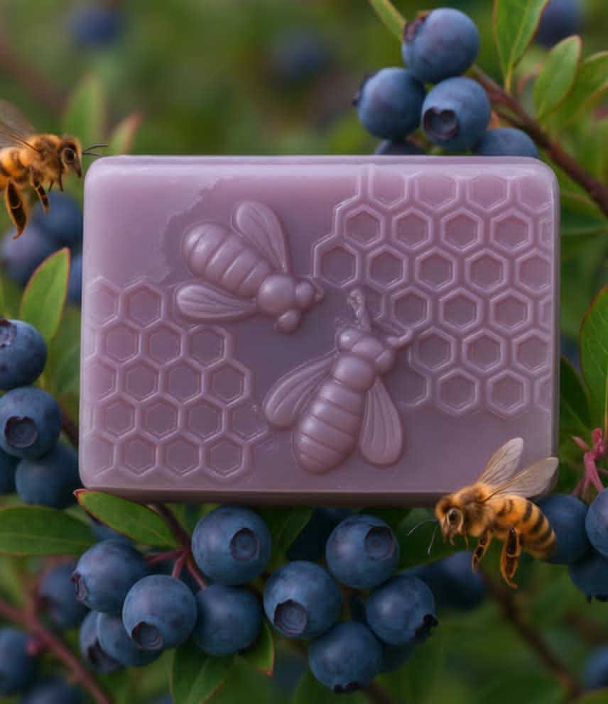 wild huckleberry honey soap huckleberry hen