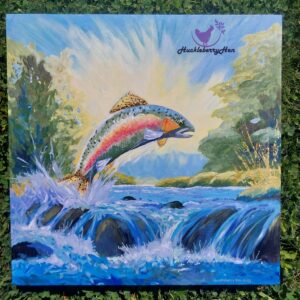 Jumping Rainbow Trout
